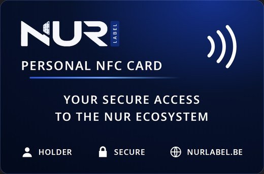 NUR Label personal card