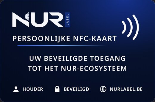 Persoonlijke kaart van NUR Label