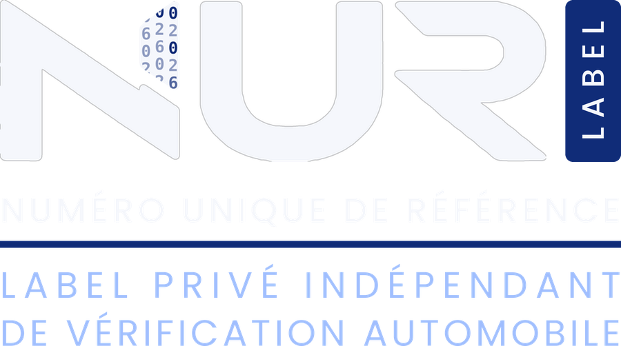NUR Label — Numéro Unique de Référence. Label privé indépendant de vérification automobile.